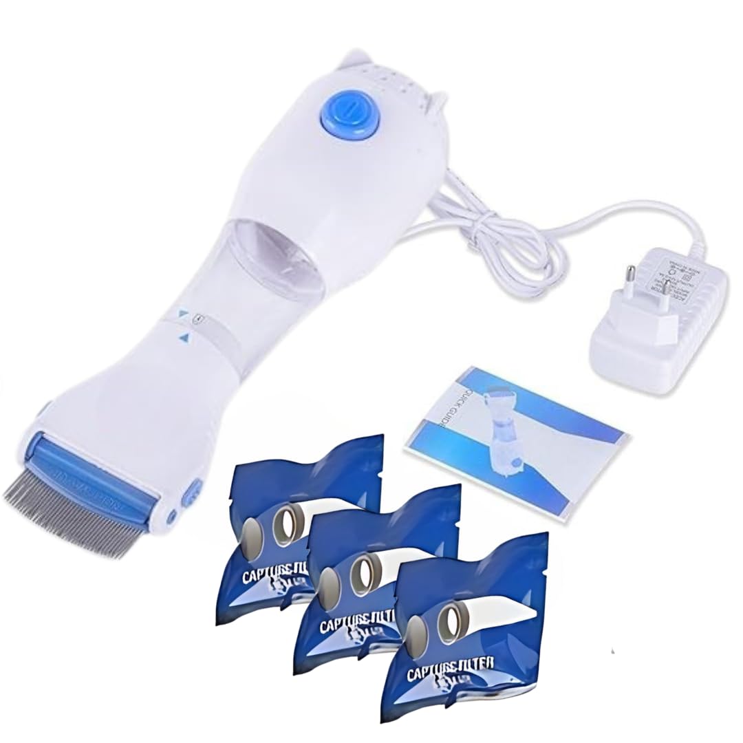 Peigne électrique anti-poux conçu pour aspirer