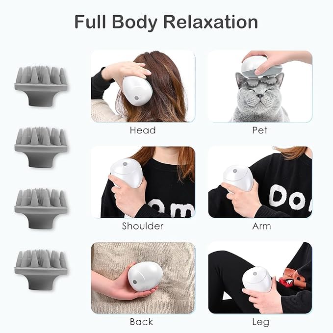 Masseur Cuir Chevelu Waterproof Electrique orignal
