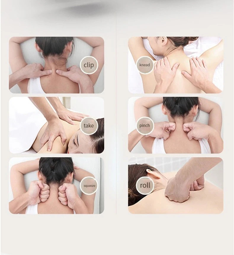 Coussin de Massage Cervical Électrique USB – Forme U