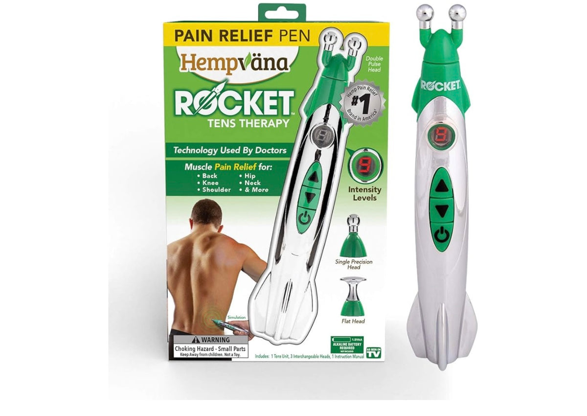 Hempvana Rocket Relief TENS Pen Muscle Stimulator for Pain Relief
