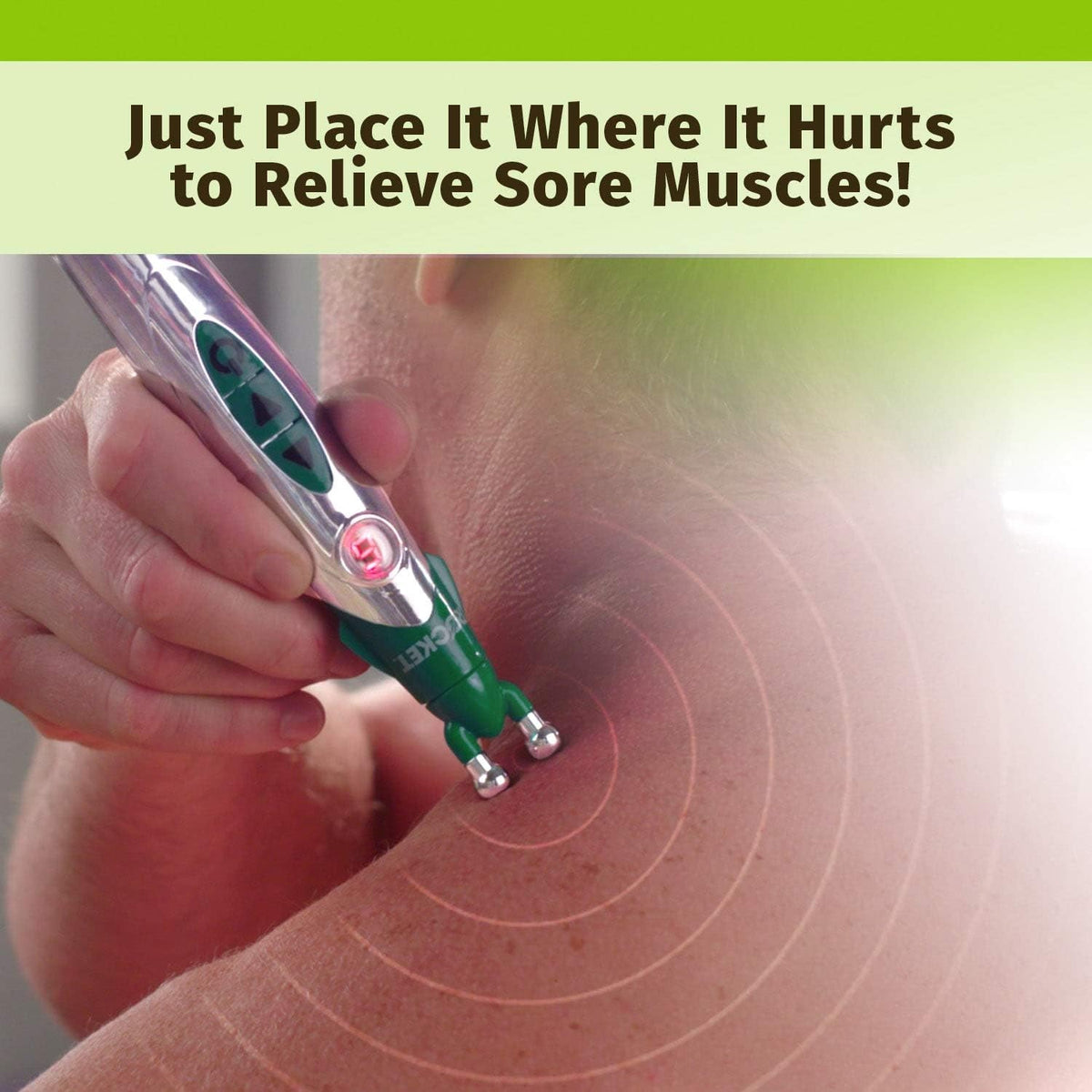 Hempvana Rocket Relief TENS Pen Muscle Stimulator for Pain Relief