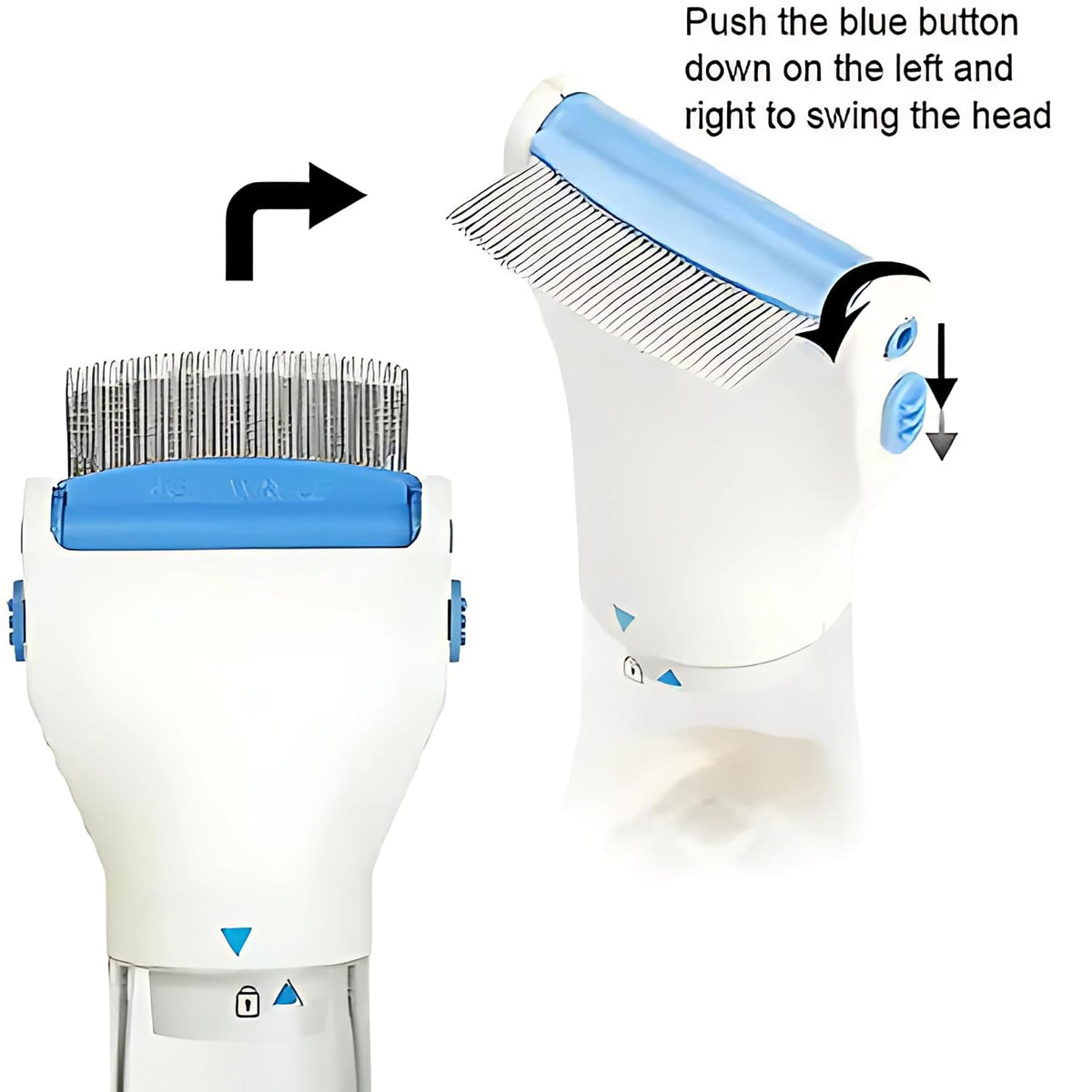 Peigne électrique anti-poux conçu pour aspirer