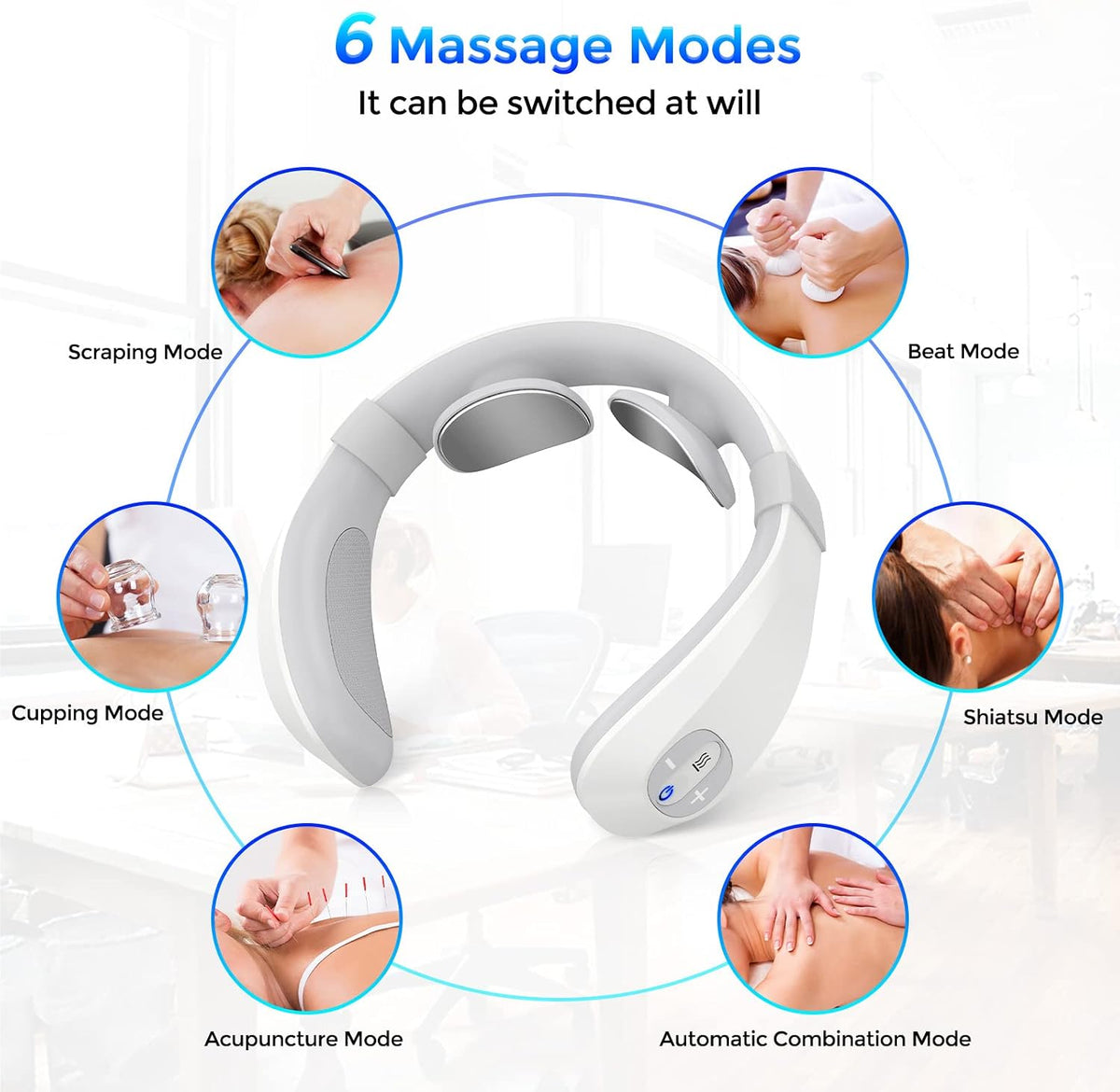 Masseur de cou Électrique avec Chaleur