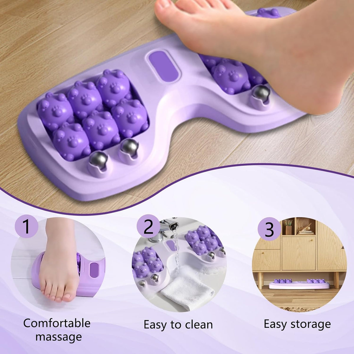 Rouleau de massage pour les pied