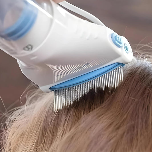 Peigne électrique anti-poux conçu pour aspirer