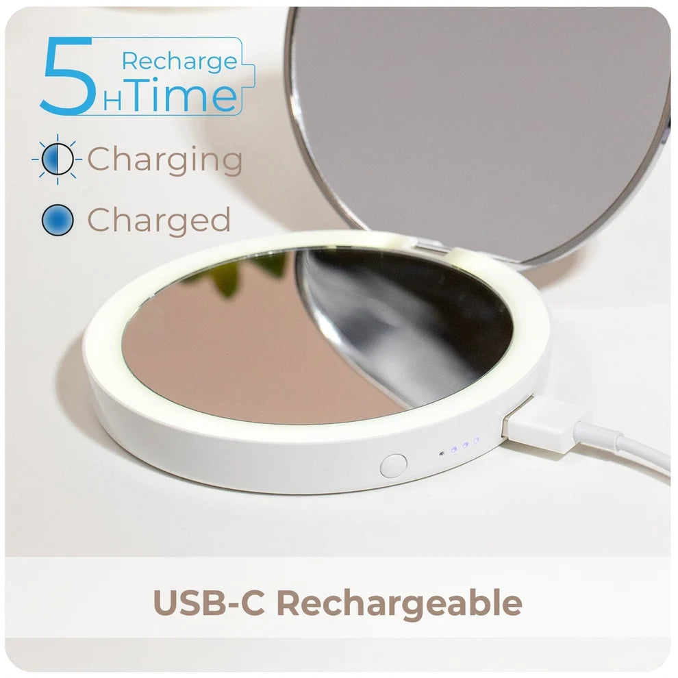 Miroir led avec powerbank