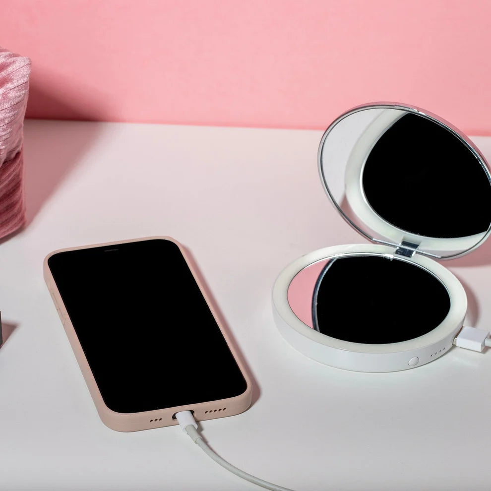 Miroir led avec powerbank
