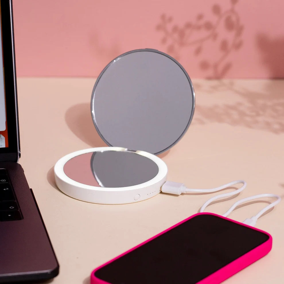 Miroir led avec powerbank