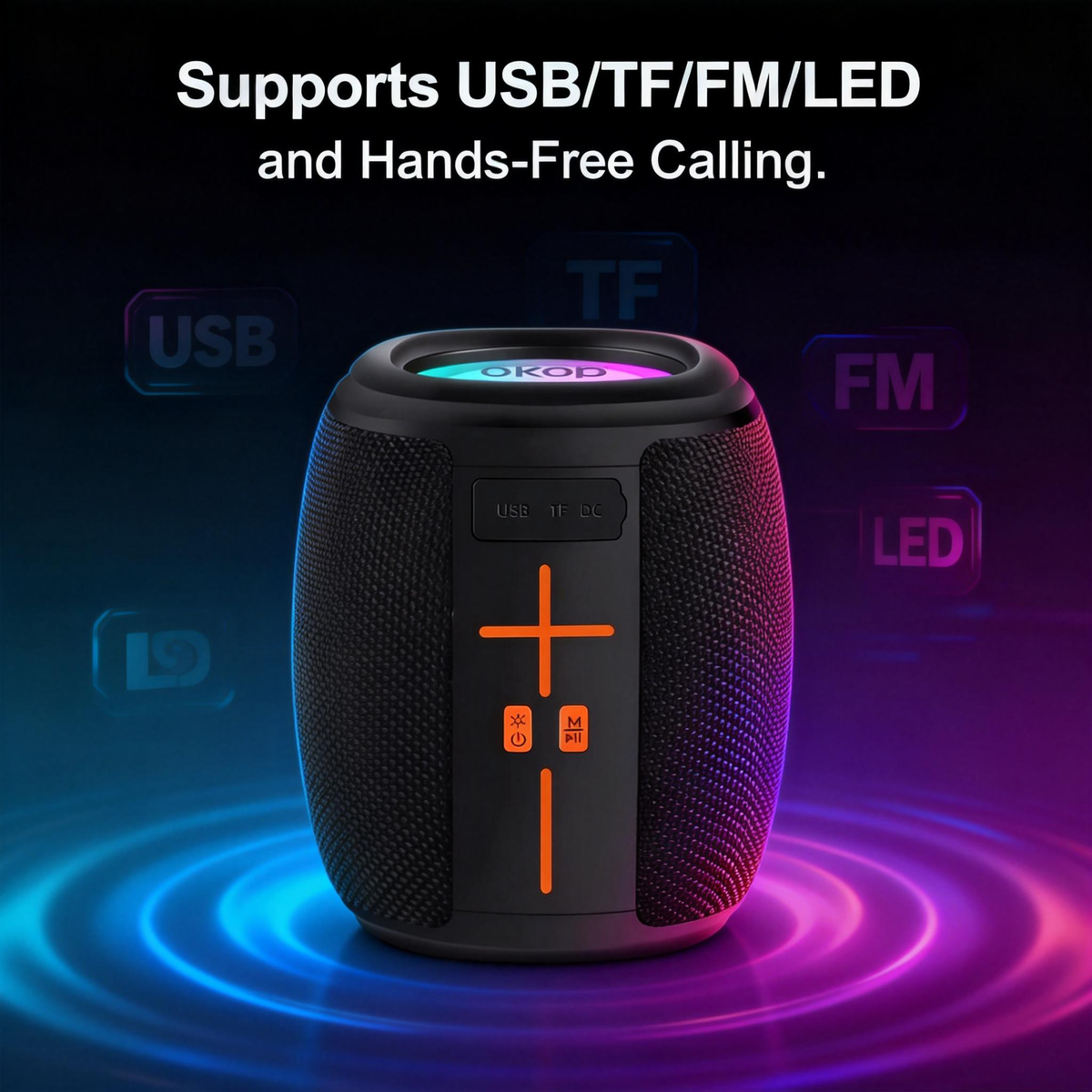 Enceinte Bluetooth portable OKOP