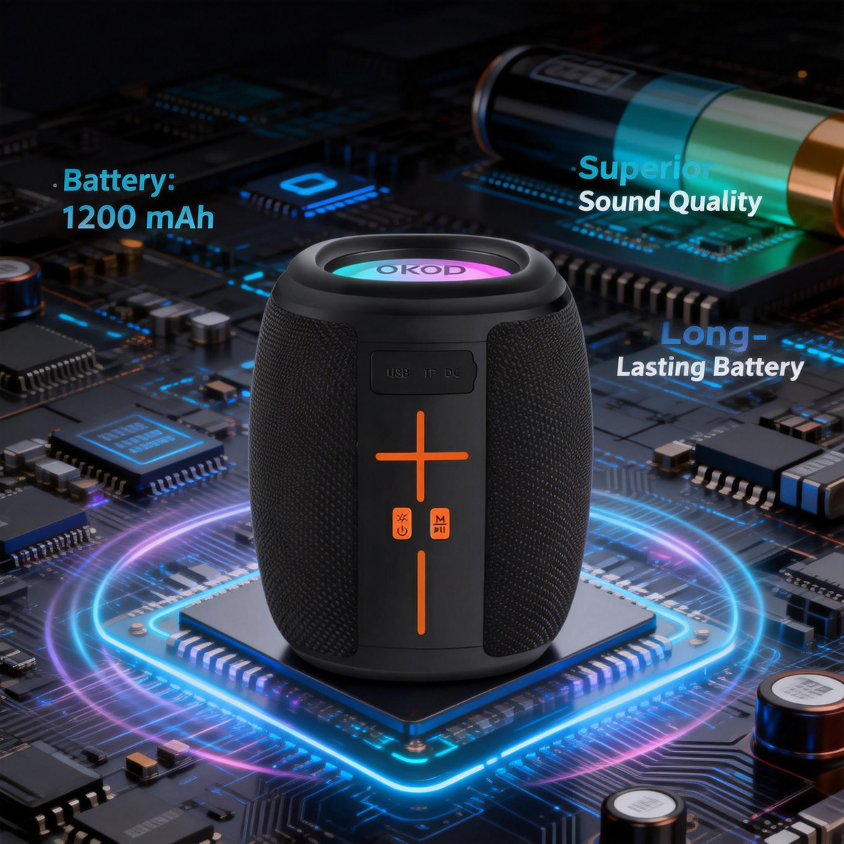 Enceinte Bluetooth portable OKOP